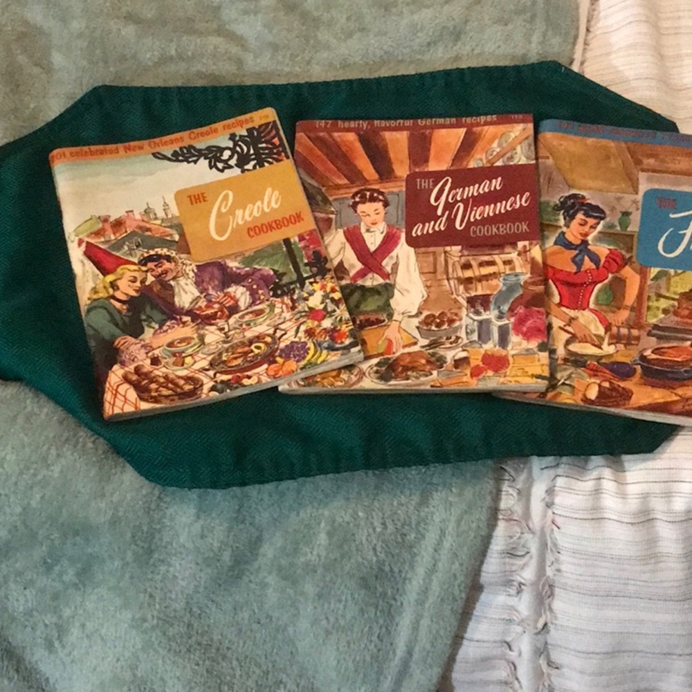 Vintage 1955 and 1956 cookbooks